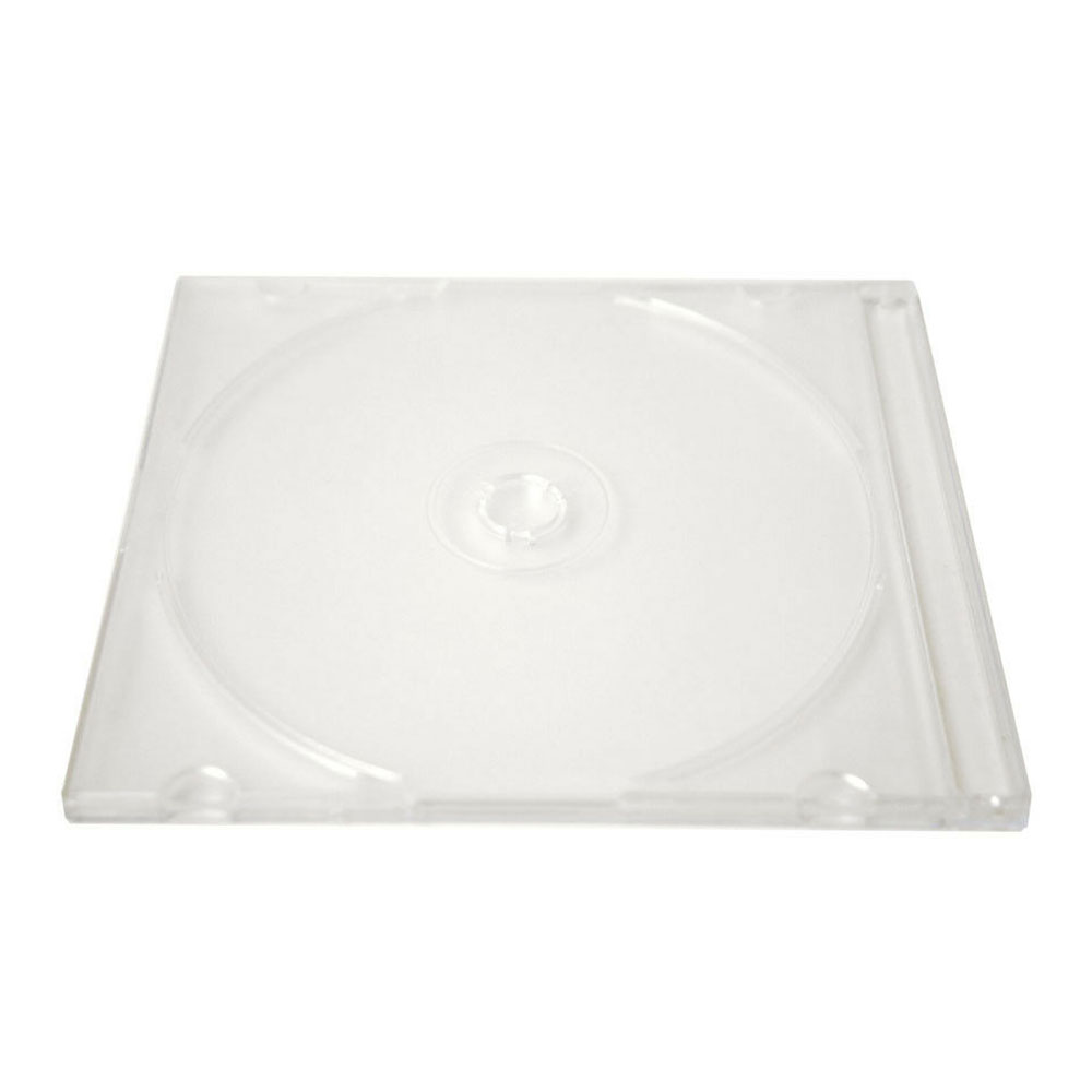 200Pcs CD Slimline Jewel Cases 5.2mm Crystal frost Tray 4 x 50 cello