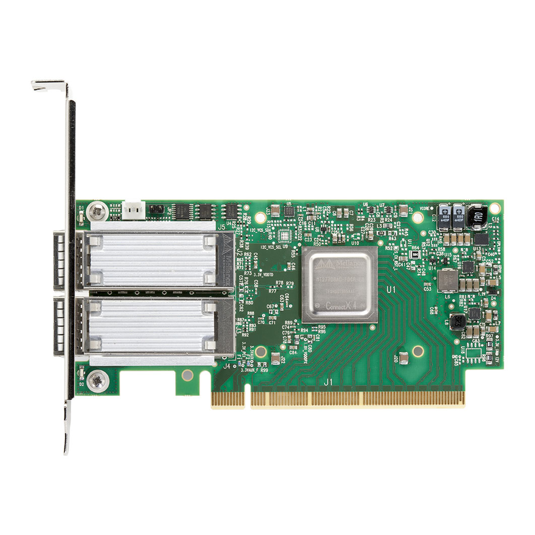 Mellanox Dual Port QSFP28 100Gb/s InfiniBand network card LN91551