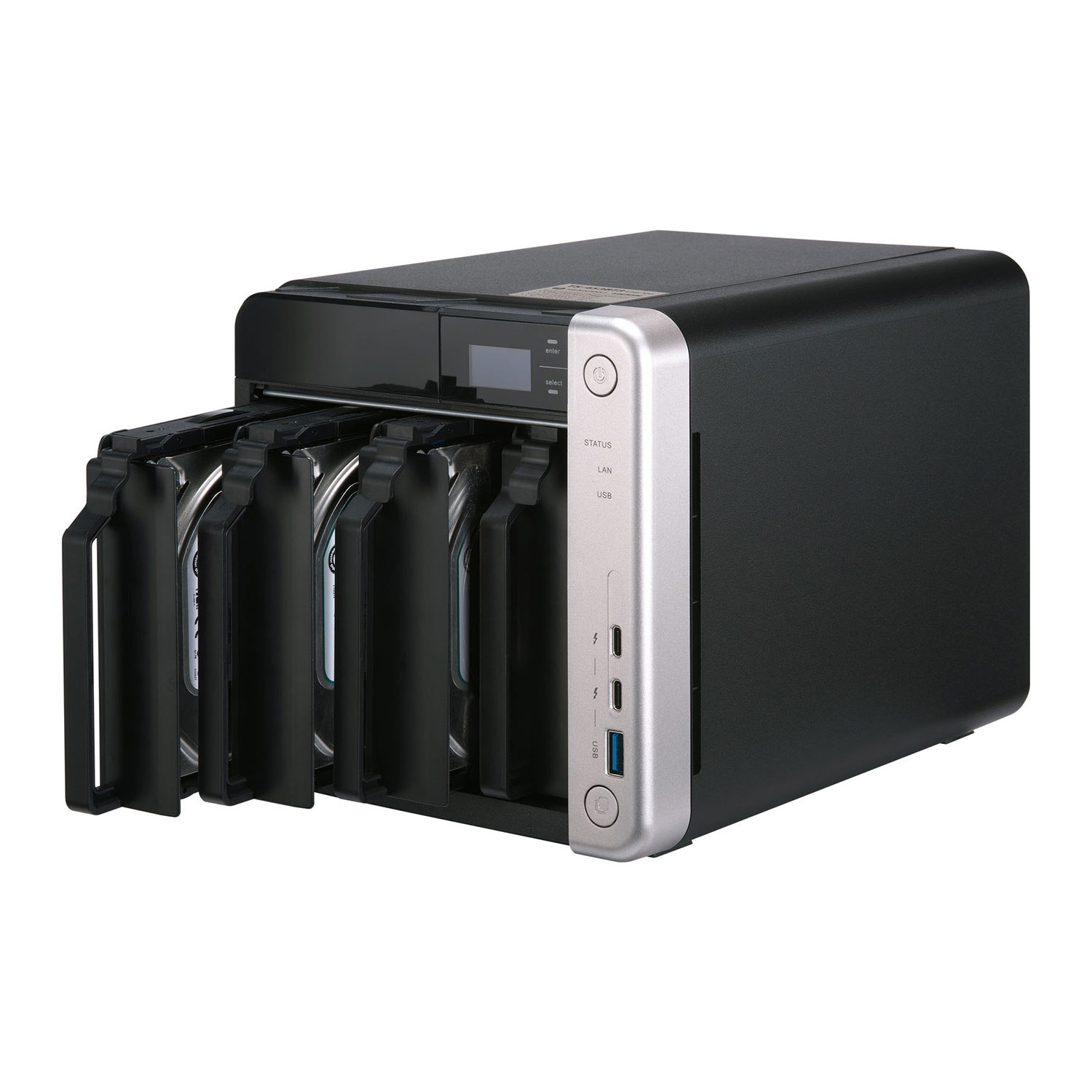 Qnap 4 Bay Desktop NAS 10GbE 2.5"/3.5" Bays HDD/SSD LN94027 - TS-453BT3 ...
