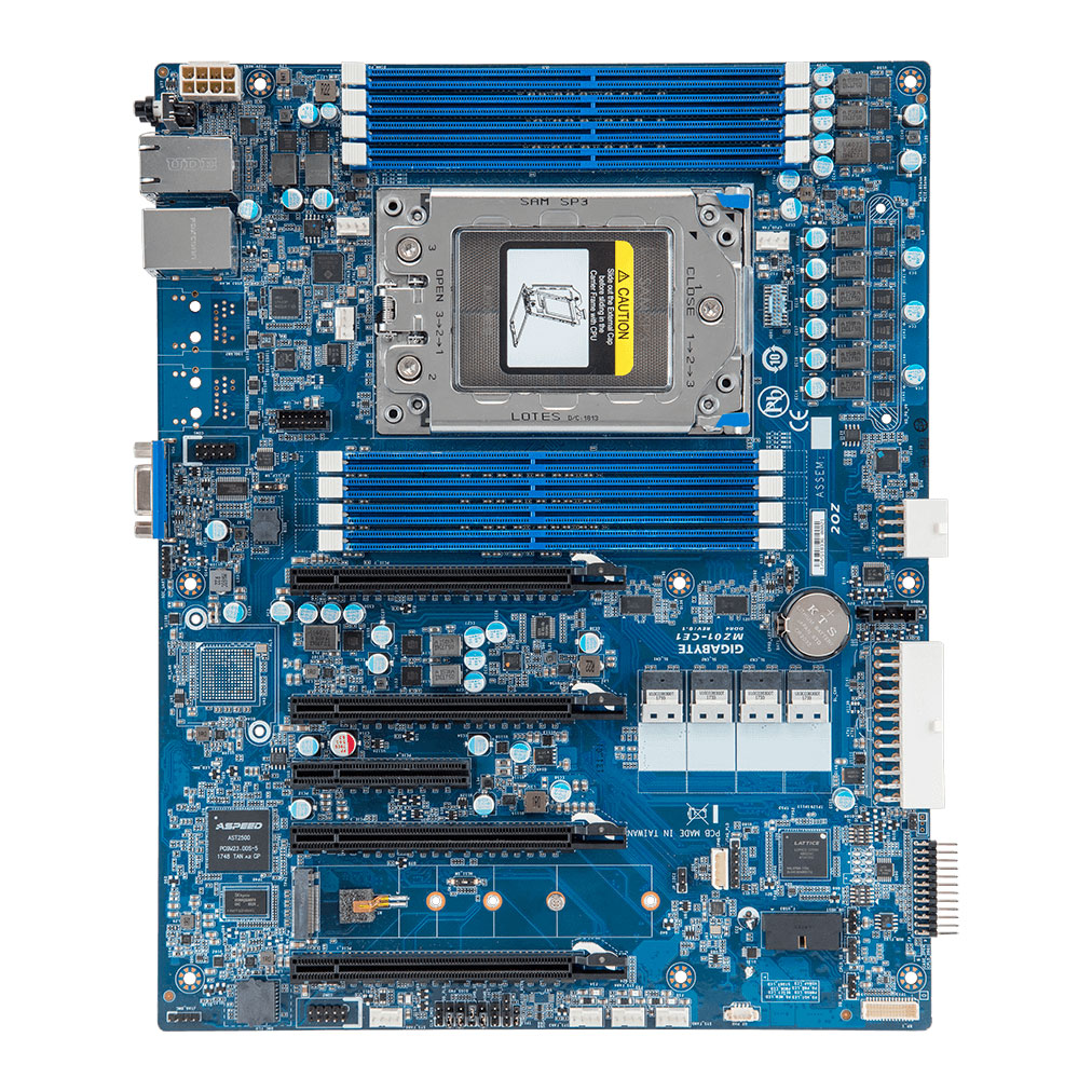 Gigabyte AMD MZ01CE1 ATX EPYC Motherboard LN95555 SCAN UK