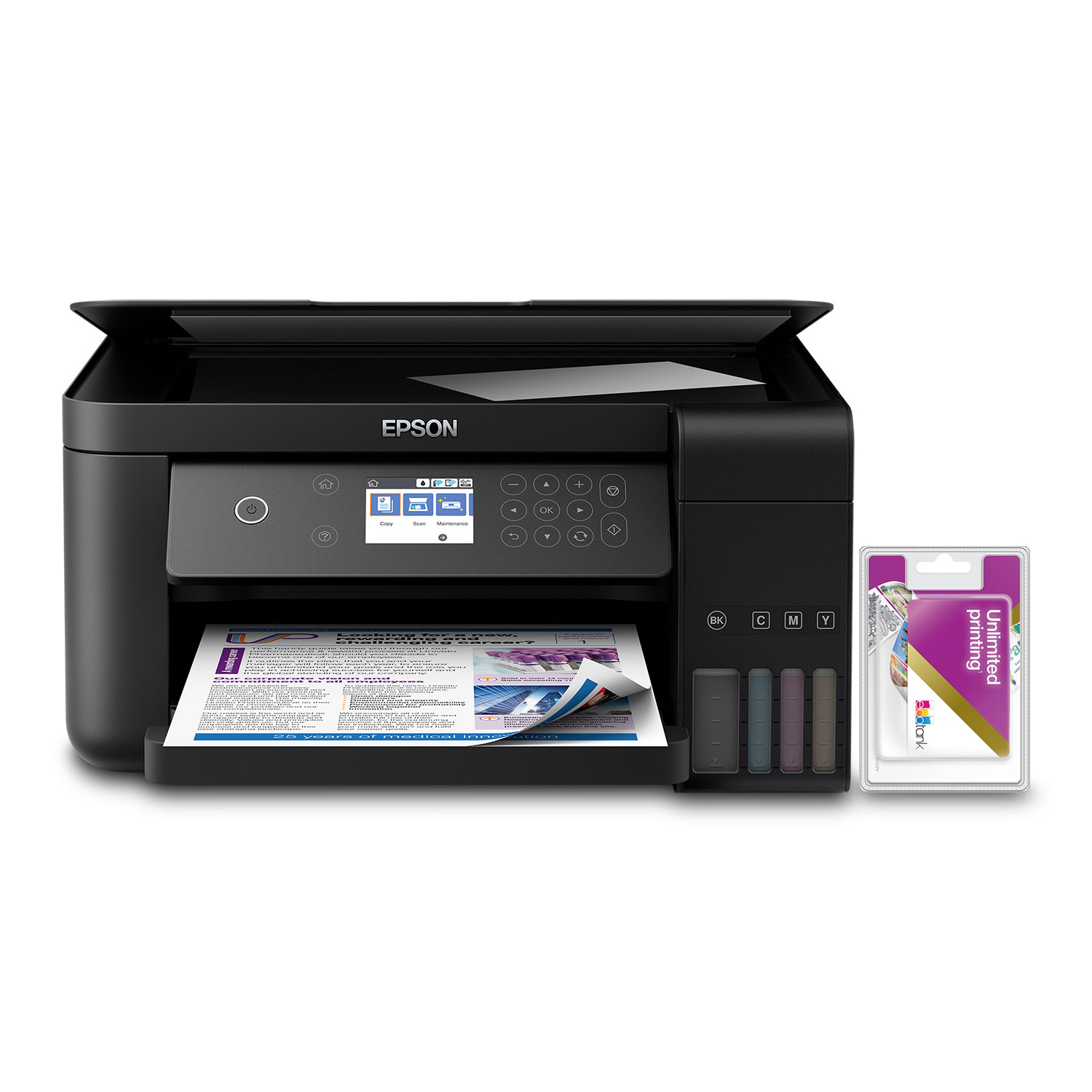 Epson EcoTank Wireless Colour InkJet Printer & Unlimited Print Card