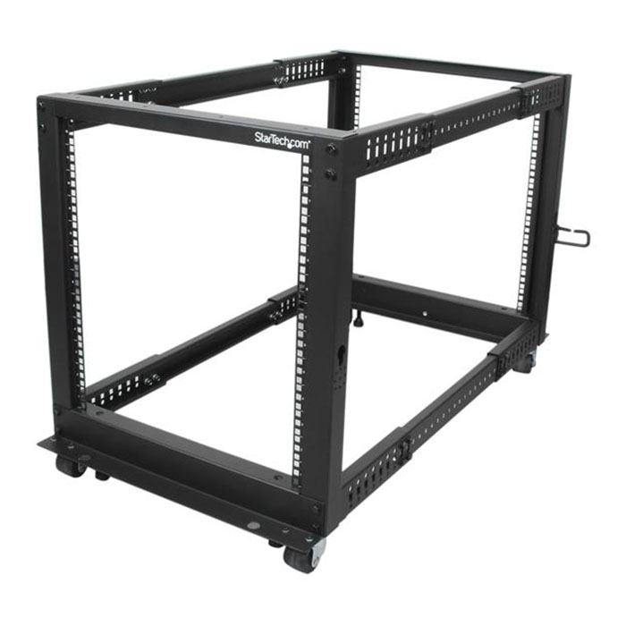 12U Adjustable Open Frame Server Rack from Startech.com LN100312 ...