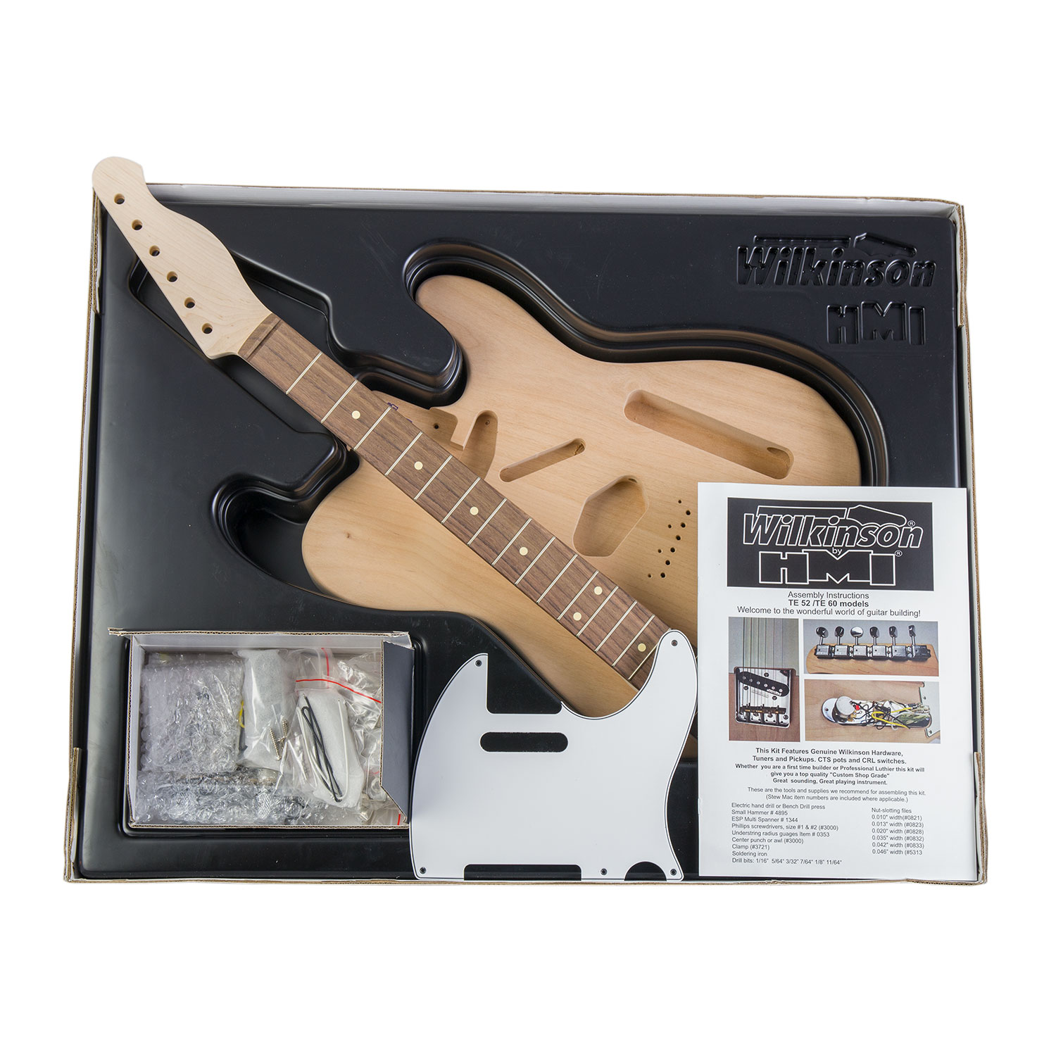 Wilkinson DIY Guitar Kit 60's Spec TStyle LN108065 TE60 SCAN UK