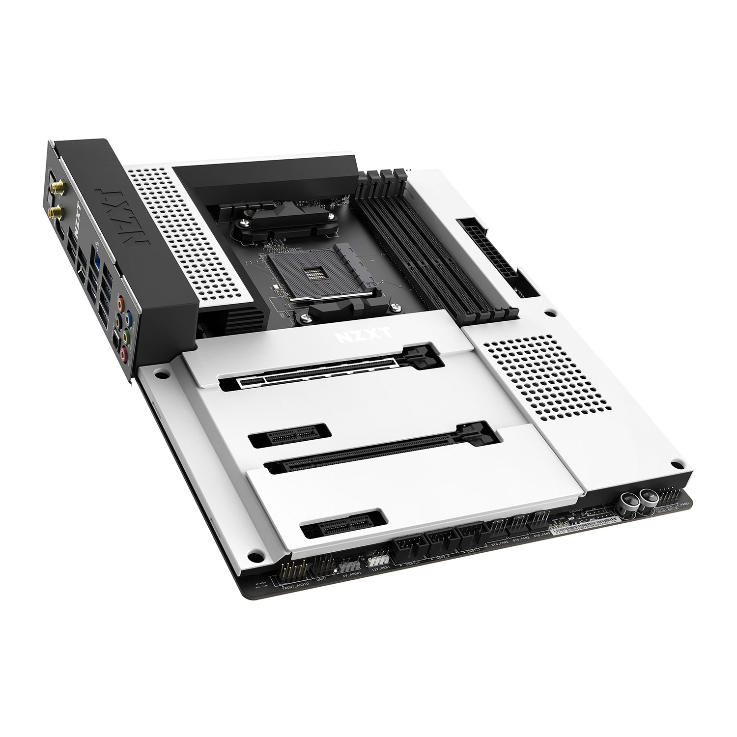NZXT AMD B550 N7 Matte White ATX Motherboard LN115446 N7B55XTW1