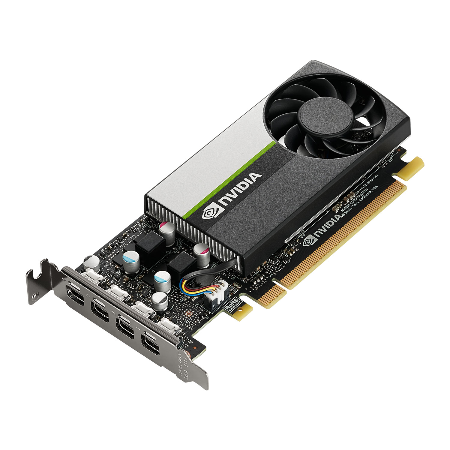 PNY NVIDIA T1000 4GB Turing Low Profile Graphics Card, Retail LN117023