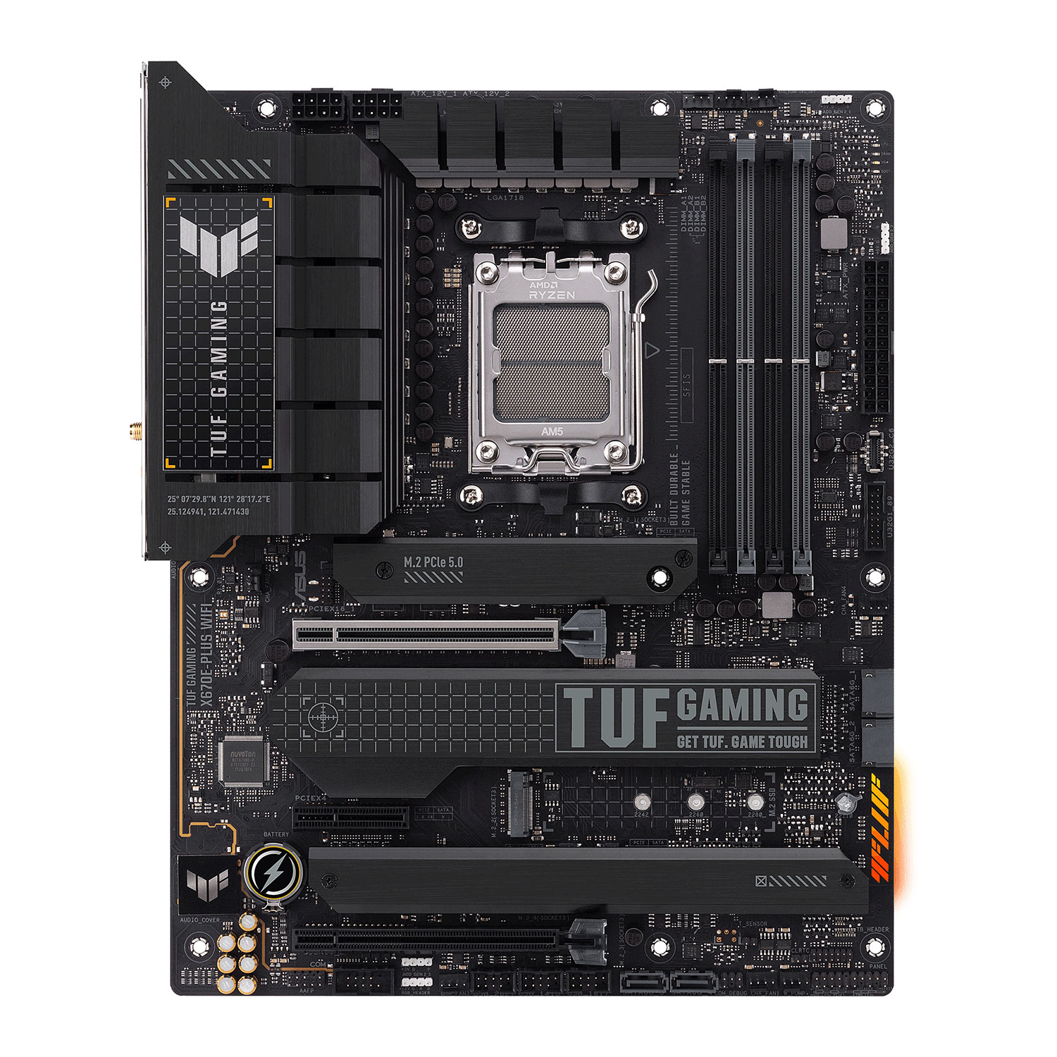 ASUS AMD Ryzen TUF GAMING X670E-PLUS WIFI AM5 PCIe 5.0 DDR5 ATX ...