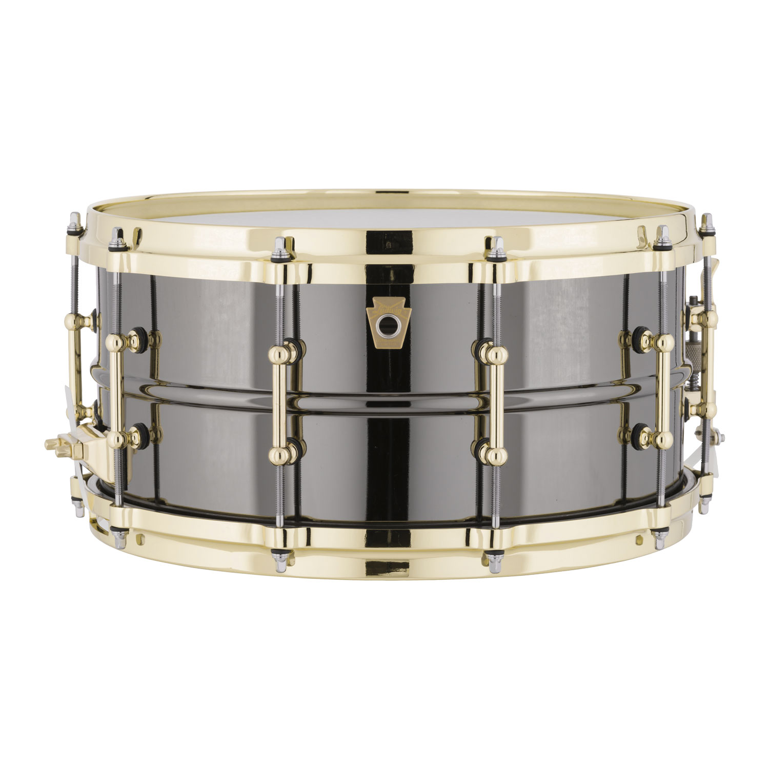 Ludwig LB417BT 14x6.5" Black Beauty Snare Drum with Brass Hardware