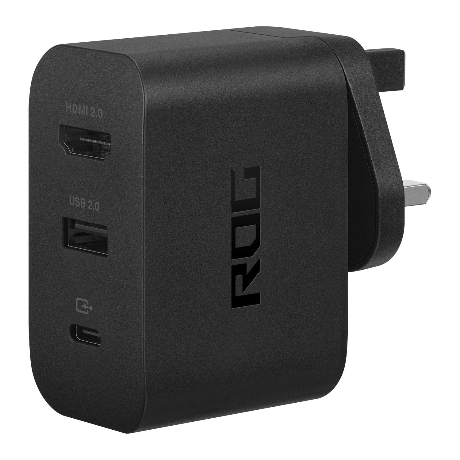 Handheld console mains charger with USB and HDMI hub