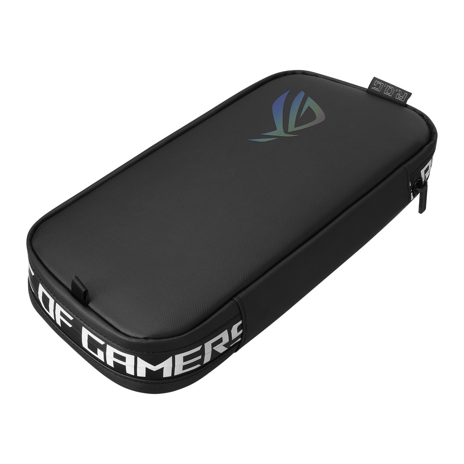 Handheld console travel case protecting console when not in use