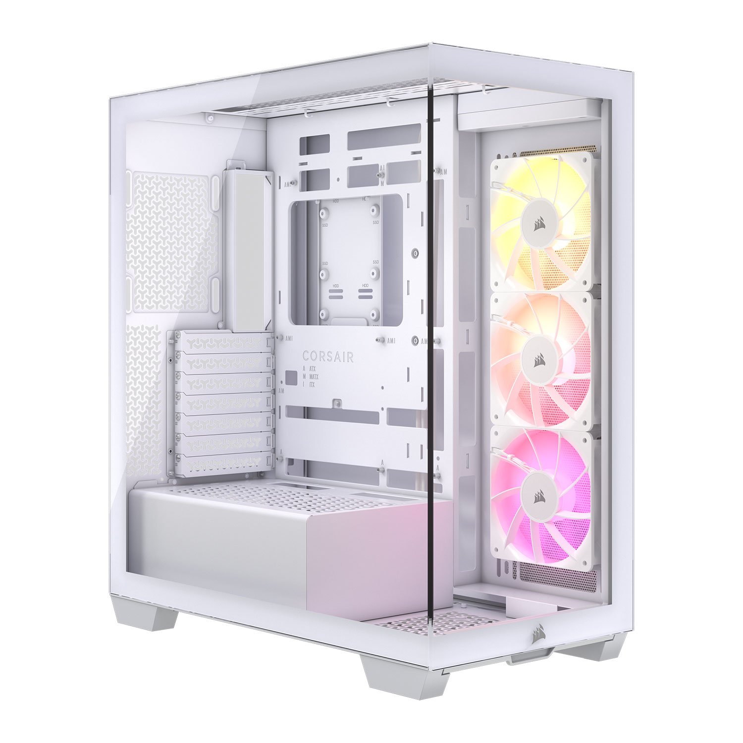 Corsair 3500X ARGB White Tempered Glass Mid-Tower ATX Case