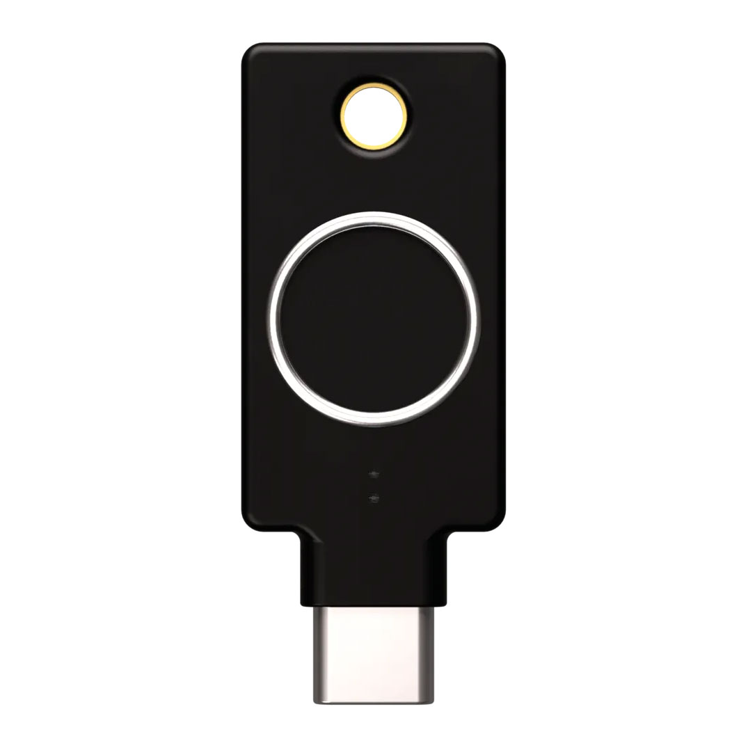 Yubico YubiKey C Bio fingerprint FIDO USB-C security key
