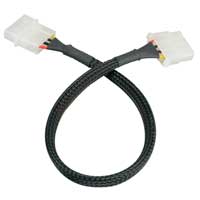 Akasa 30cm PSU Molex 4-pin Exension Cable