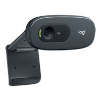 Logitech Webcam C270 HD USB Skype/MS Teams/Zoom Ready Black