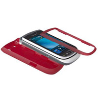 Case Mate BlackBerry Torch 9800 Barely There Red Rubber