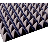 4 x Scan S-PYR75-4 Acoustic Foam Pyramid Tiles