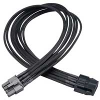 Akasa 40cm FLEXA VGA Power PSU Extension Cable