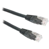 Xclio CAT6 1M Snagless Moulded Gigabit Ethernet Cable RJ45 Black