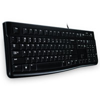 Logitech K120 Keyboard Slim with Full Keys, Spill Resistant USB