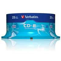 52x Speed CDR 25pcs Cake Box from Verbatim - 43432