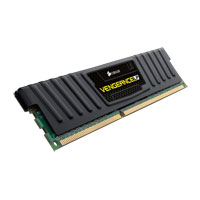 Corsair Memory Vengeance Low Profi Jet Black 4GB DDR3 1600 MHz CAS 9-9-9-24 XMP Dual Channel Desktop