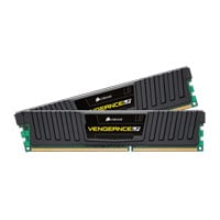 Corsair Memory Vengeance Low Profile Jet Black 16GB DDR3 1600 MHz CAS 10 XMP Dual Channel Desktop