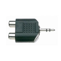 Stagg AC-2CFJMSH DualRCA(F) to MiniJack(M) Stereo Adapter (2pcs)