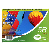 7x5 210gsm Photo Gloss Paper 30 Sheets Neo Media