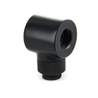 Monsoon 62572 19/13mm (OD 3/4") Rotary 90° - Matte Black