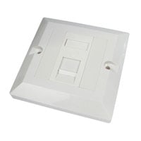 Scan Single Gang Single Port Cat 6 Faceplate