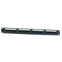 Scan 24 Port 1u Cat 6 Patch Panel Supports T568 A&B wiring & Easy installation
