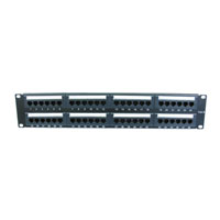 Scan 48 Port 2U Cat 6 Patch Panel Supports T568 A&B wiring & Easy installation