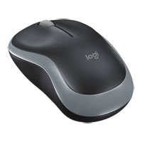 Logitech M185 Wireless Optical Mouse - Grey