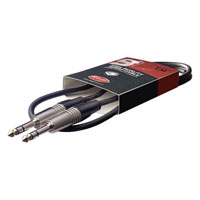 1M Stagg Stereo 6.3mm Jack- Jack Cable