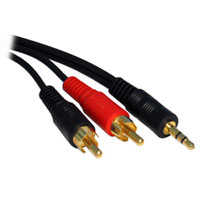 Xclio 3.5mm to 2x RCA Audio Cables 10M