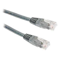 Xclio CAT6 1M Snagless Moulded Gigabit Ethernet Cable RJ45 Grey