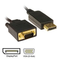 Scan 200cm DP 1.1 to VGA (D-SUB) Monitor Cable