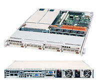 Supermicro 6014P-82R 1U Xeon 800Mhz Superserver U320 SCSI DDRII Dual PSU *BLACK*