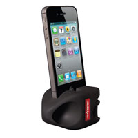 Vibe Slick-Rok Passive Amplifier Dock for iPhone 4/4S Black