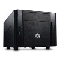 Cooler Master Elite 130 Black mini-ITX Cube Case with Full Size VGA Support 343mm, USB 3.0 w/o PSU (Std ATX)