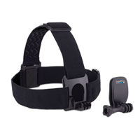 GoPro Head Strap mount and Quick Clip for action cameras on hats/caps