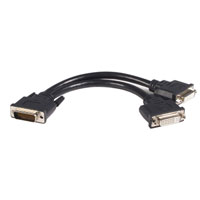 StarTech.com 20cm LFH 59 M to Dual F DVI I DMS 59 Cable