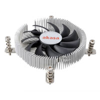 AK-CC7129BP01 21mm Low Profile CPU Cooler for  Intel LGA775 , LGA115X from AKASA