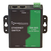 Din Rail Mountable Ethernet 5 Port SW-005 Ethernet Switch 10/100 Din Rail Mountable