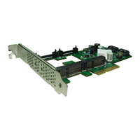 Lycom PE-126 AHCI 6Gbps RAID 2x mSATA Low Profile PCIe 2.0 Host Adapter