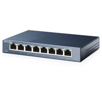 TP-LINK  TL-SG108 8-Port Gigabit Metal Switch