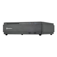 Silverstone ML07B Milo Black mini-ITX Case with USB 3.0 & Black Interior with Slot Optical