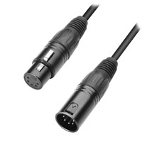 6m Adam Hall Lighting DMX Cable 5-pin Female XLR to 5-pin Male XLR