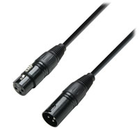 3m Adam Hall Lighting DMX Cable Female XLR to Male XLR