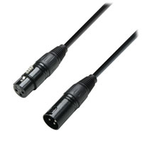 6m Adam Hall Lighting DMX Cable Female XLR to Male XLR