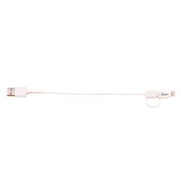 Adam Elements White Reversible 20cm Micro USB/Lightning Cable